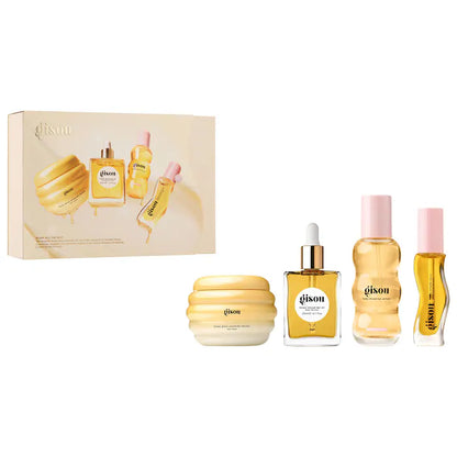 Gisou 
Glow All The Way Hair and Lip Gift Set