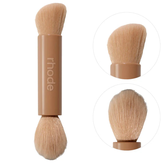 rhode Pocket Brush Double-Ended Makeup Brush