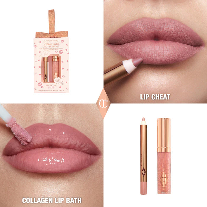 Charlotte Tilbury Mini Pillow Talk Glossy Lip Duos