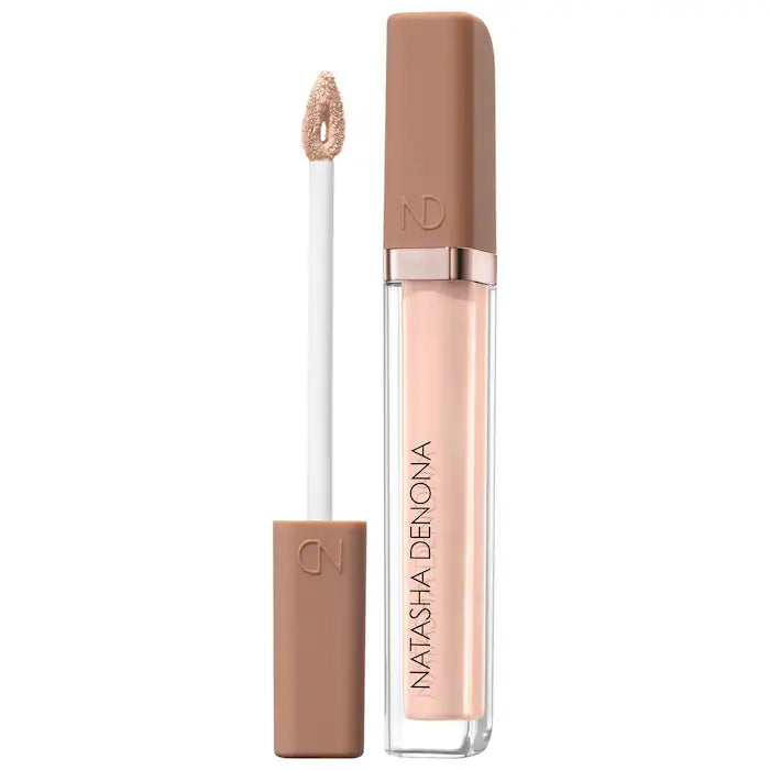 NATASHA DENONA 
Hy-Glam Brightening & Hydrating Medium to Full Coverage Crease Proof Serum Concealer