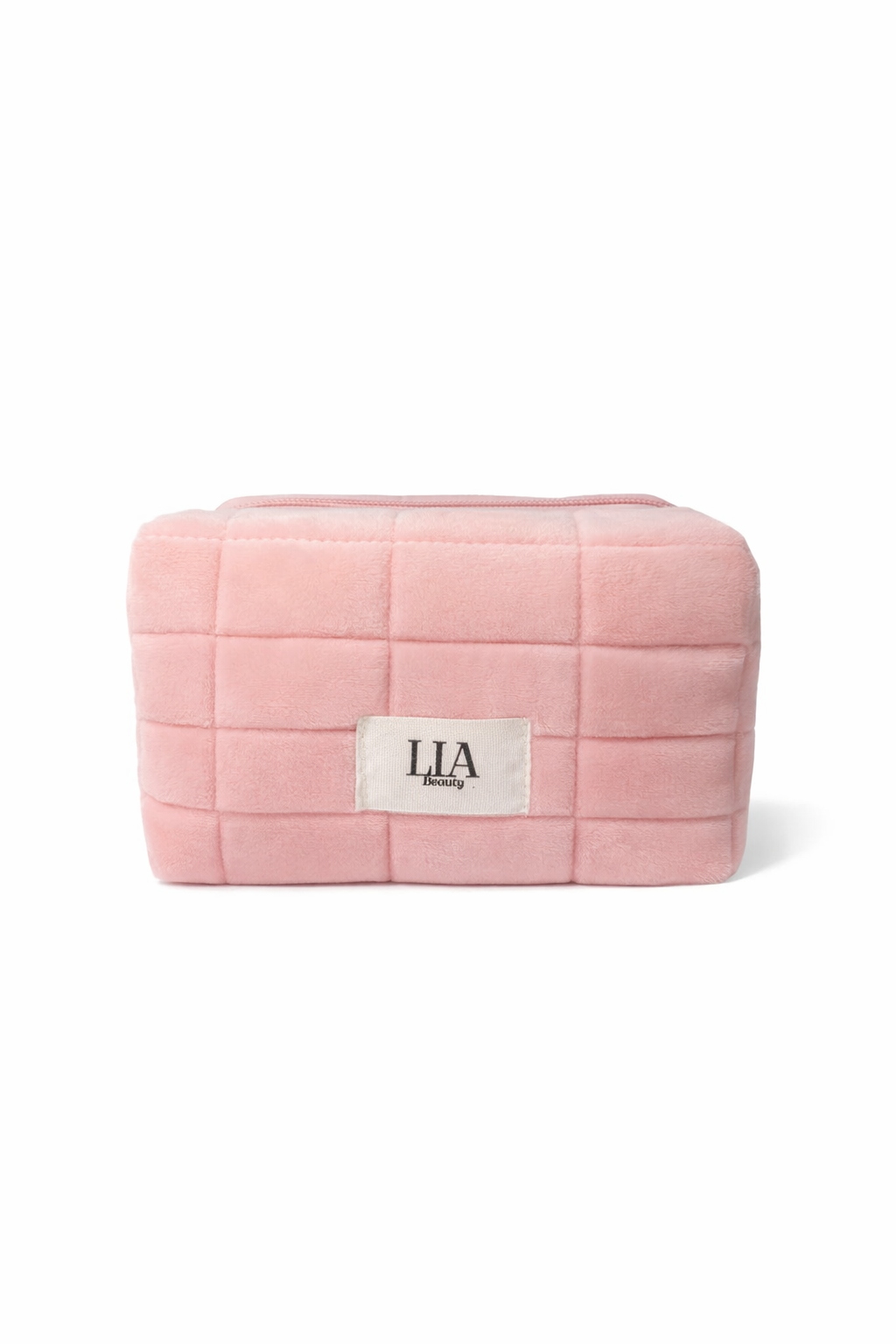 Pink waffle beauty case