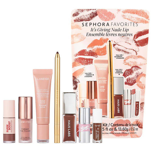 Sephora Favorites It’s Giving Nude Lip Makeup Value Set