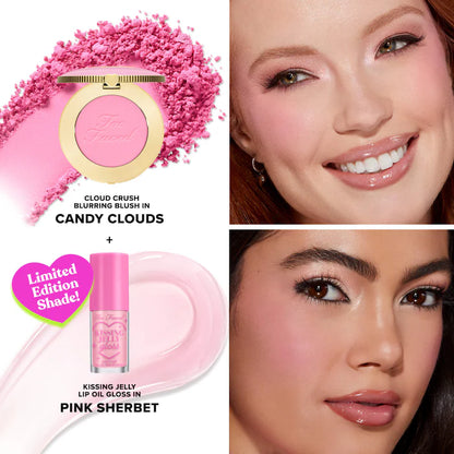 Too Faced 
Dream A Little Dream Makeup Gift Set: Cloud Crush Blush & Kissing Jelly Lip Oil