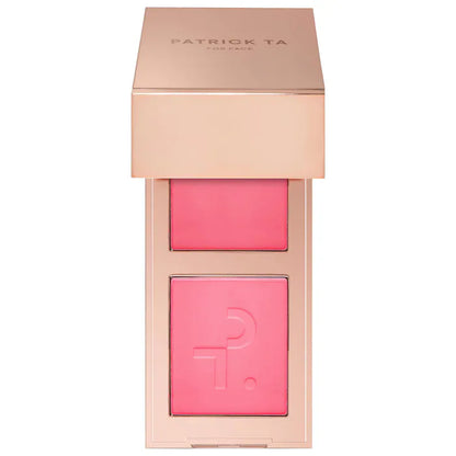 PATRICK TA 
Mini Major Headlines Double-Take Crème & Powder Blush Duo