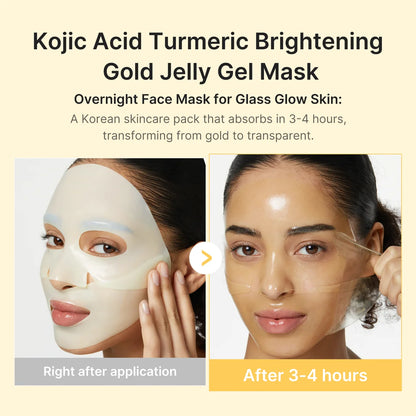 Medicube Kojic Acid Turmeric Gold Jelly Gel Mask x4