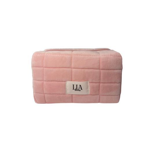 Cosmetiquera pink waffle