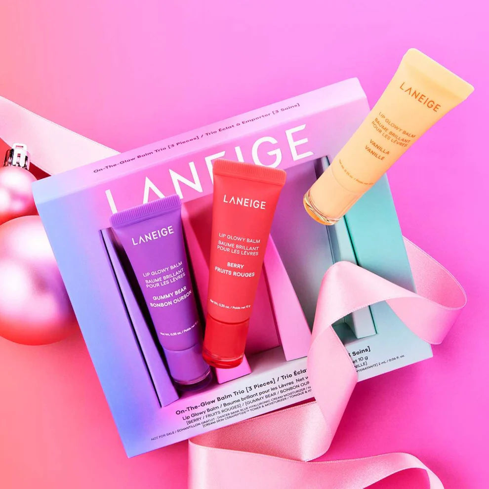 Laneige lip glow blam set