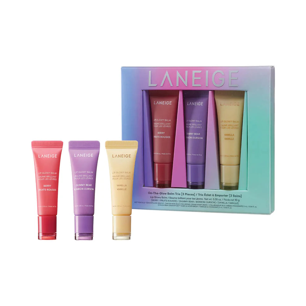 Laneige lip glow blam set