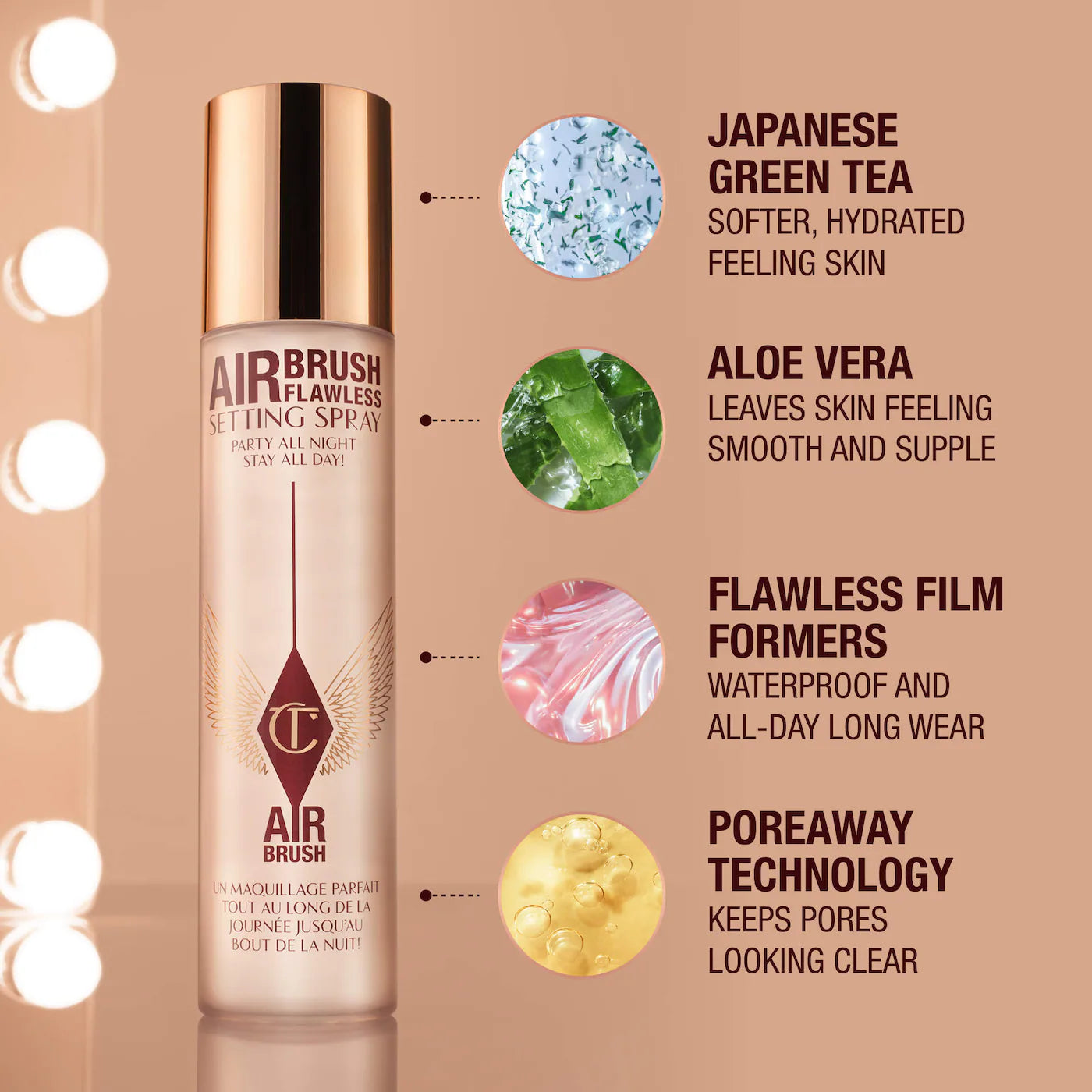 Charlotte Tilbury Mini Airbrush Flawless Hydrating & Waterproof Setting Spray