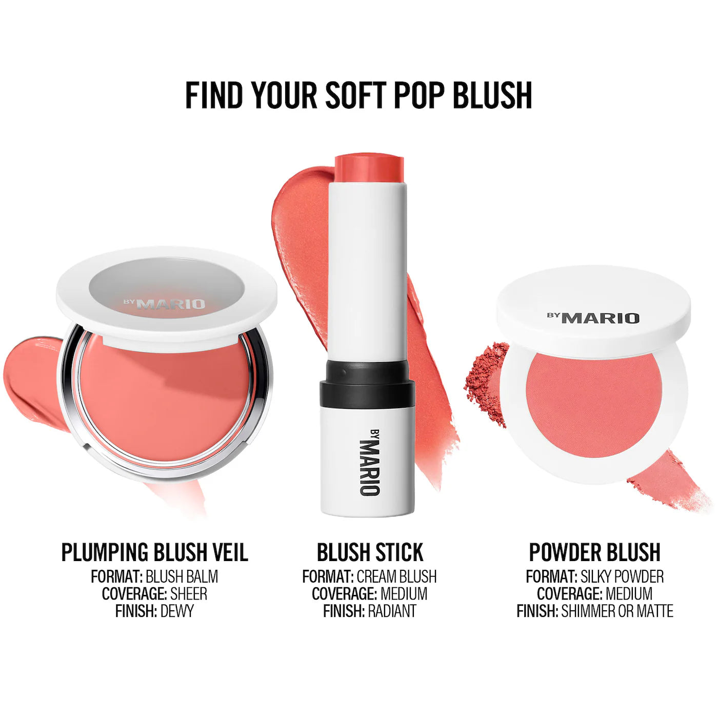 MAKEUP BY MARIO Soft Pop Cream Blush Stick