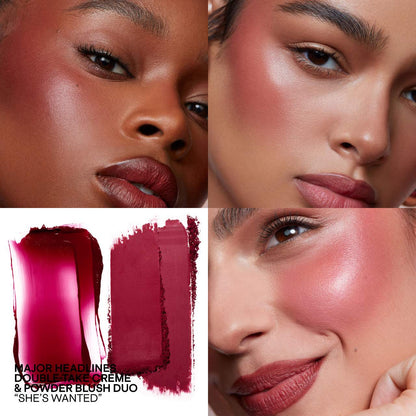 PATRICK TA Major Headlines Double-Take Crème & Powder Blush Duo